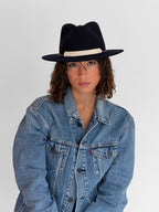 Chapeau Feutre Bianca - Navy