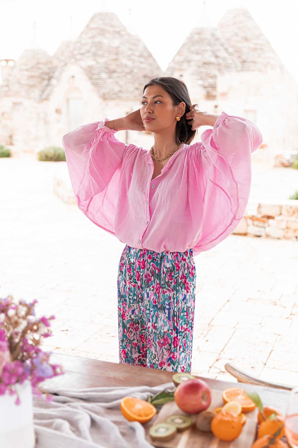 BIANCA Rose - Chemise Oversize