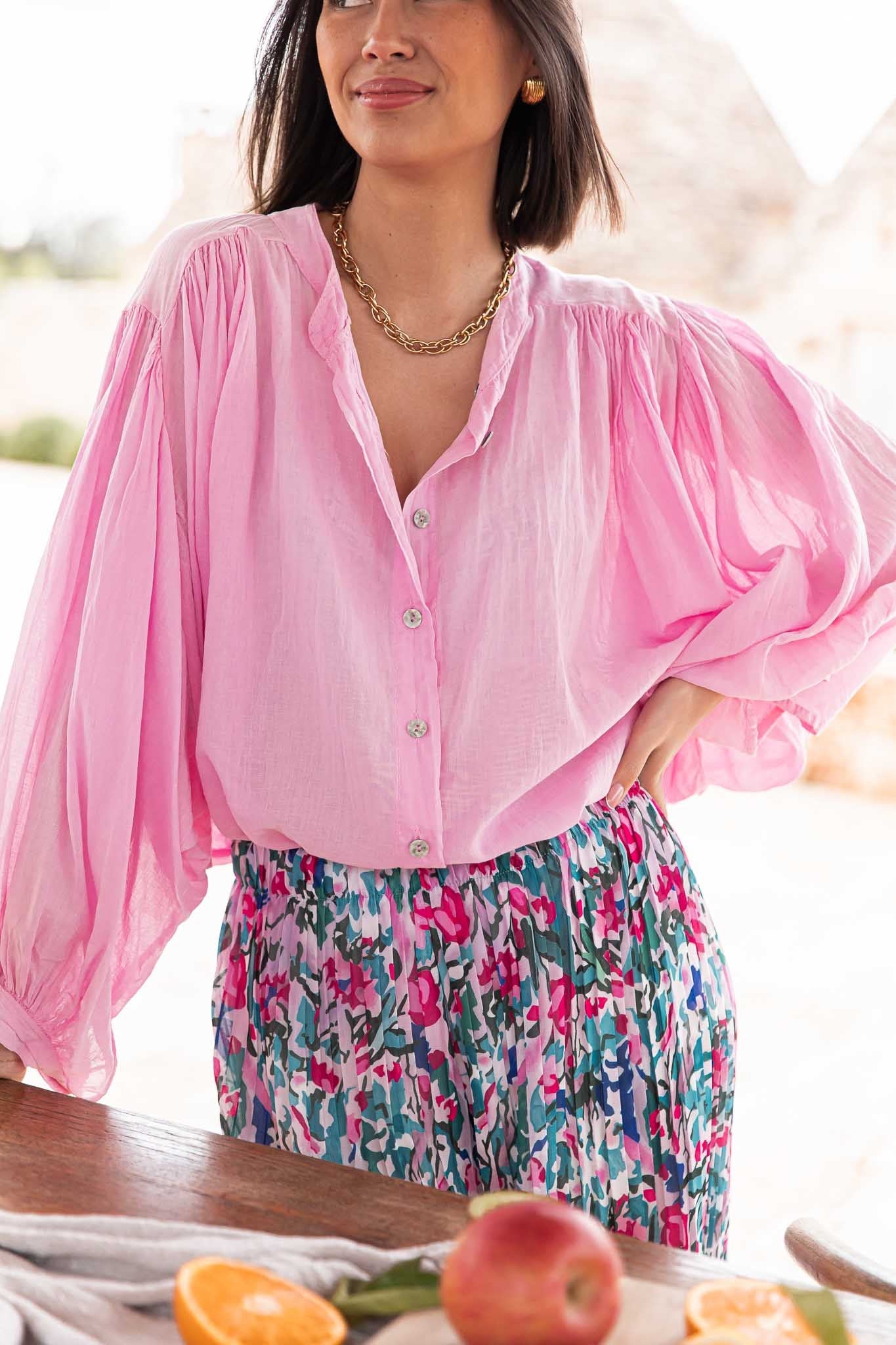 BIANCA Rose - Chemise Oversize