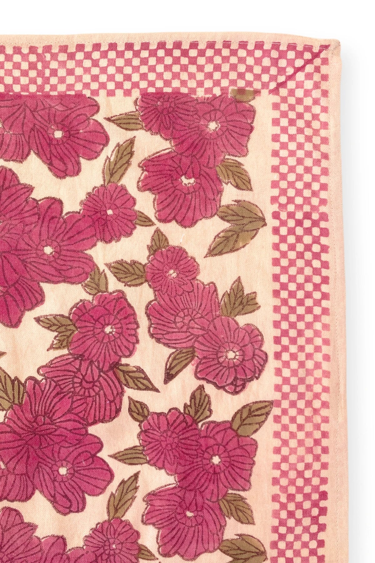 Big Foulard Latika "Bloom" - Macadamia