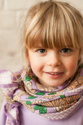 Big Foulard Latika "Bloom" - Lavande