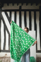 Big Foulard Latika "Cool" - Perroquet