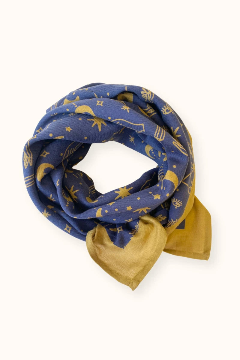 Big Foulard Latika "Karma" - Éclipse