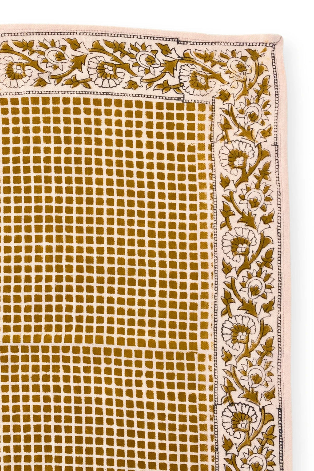 Big Foulard Latika "Mosaïc" - Tobacco