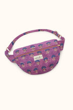 Big Sac Banane Keli "Florets" - Fuchsia