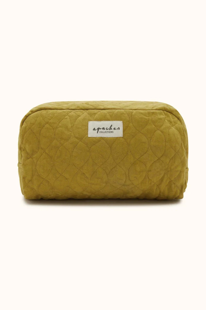 Big Trousse Gayane "Damassé" - Golden Lime