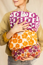Big Trousse Gayane "Flora Bold" - Orange