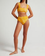 Haut De Bikini Palm Poolside - Jaune