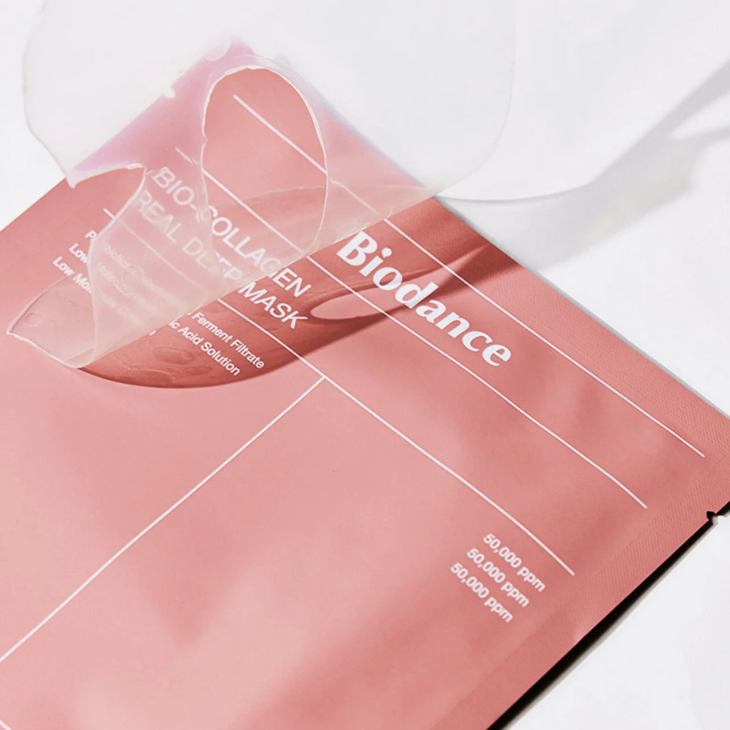 5 Masques Hydratant Et Raffermissant - Bio Collagen-Real Deep Mask