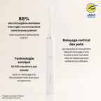 Brosse Blanche + Étui + Support