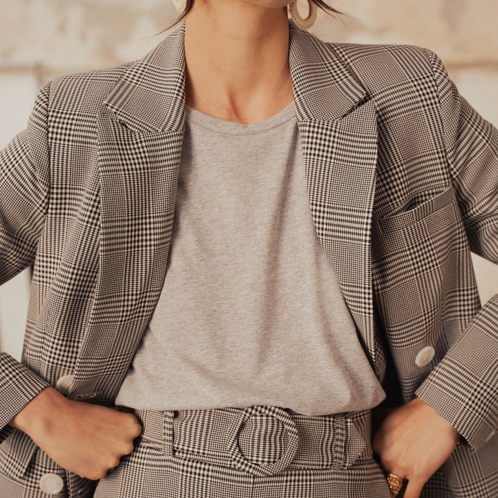 Blazer Armand Prince De Galles - Gris