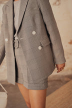 Blazer Armand Prince De Galles - Gris