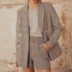 Blazer Armand Prince De Galles - Gris
