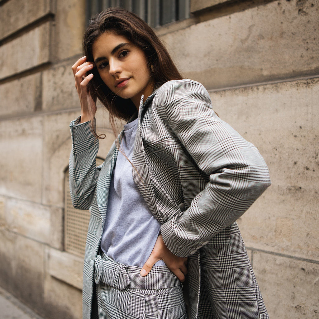 Blazer Armand Prince De Galles - Gris