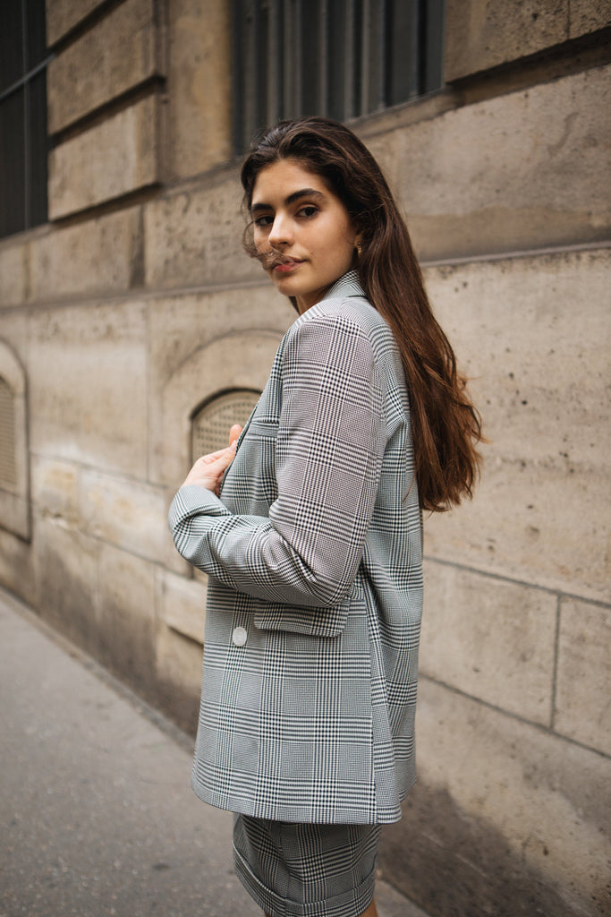 Blazer Armand Prince De Galles - Gris