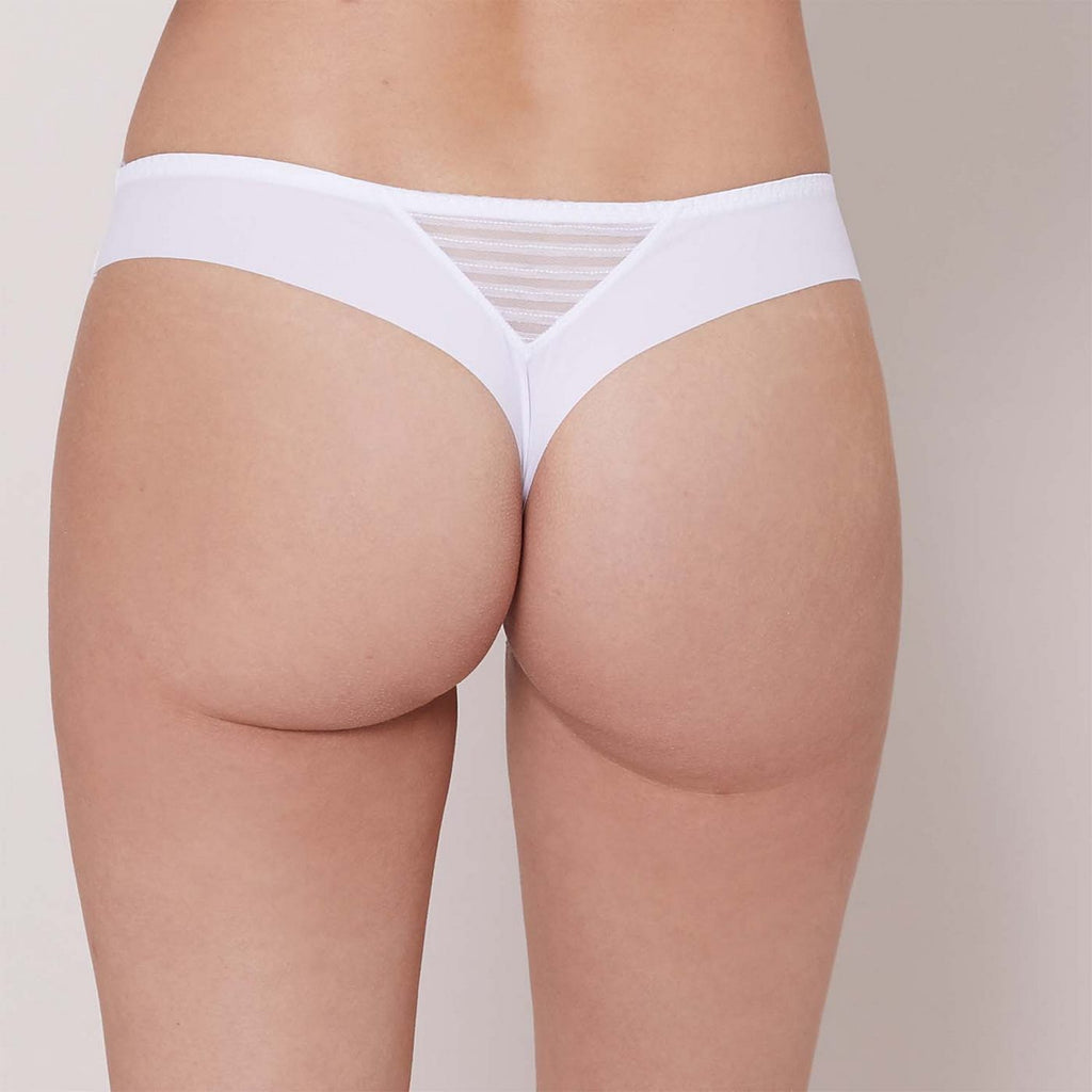 Tanga Blossom - Blanc - Lingerie - Simone Pérèle - The Bradery