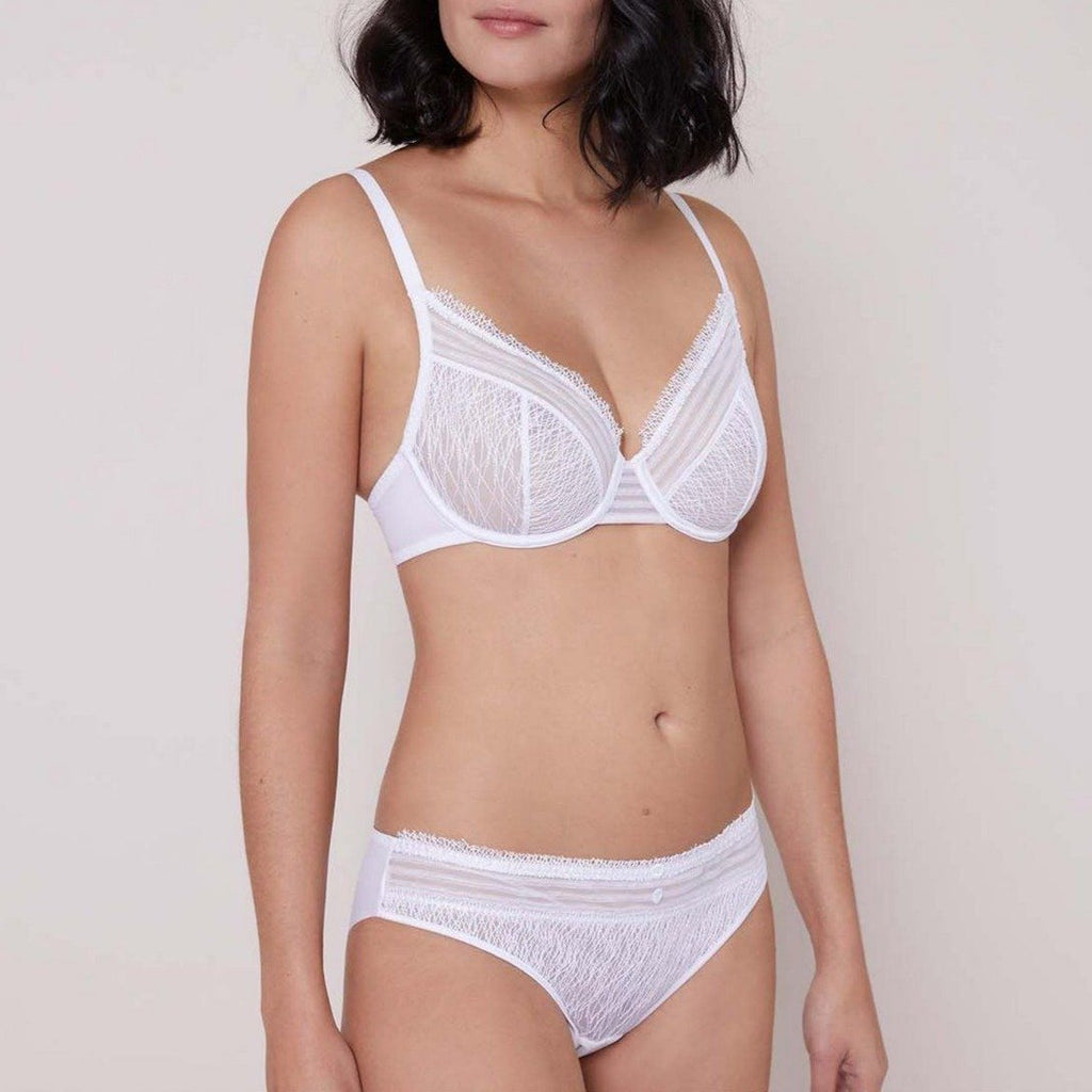 Slip Blossom - Blanc - Lingerie - Simone Pérèle - The Bradery