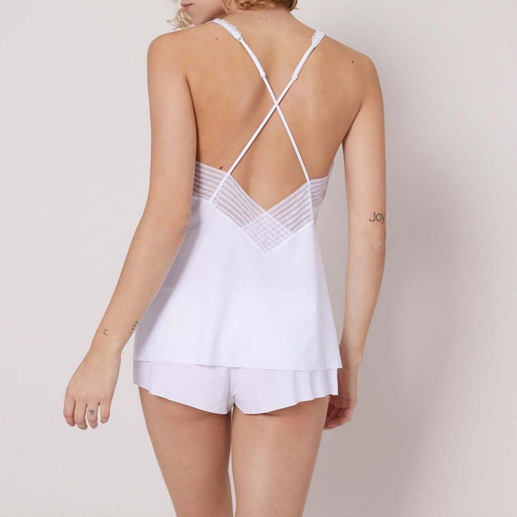 Top Blossom - Blanc - Homewear Et Loungewear - Simone Pérèle - The Bradery