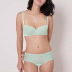 Shorty Blossom - Vert D'Eau - Lingerie - Simone Pérèle - The Bradery