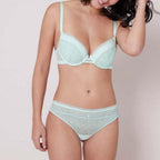 Tanga Blossom - Vert D'Eau - Lingerie - Simone Pérèle - The Bradery