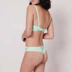 Tanga Blossom - Vert D'Eau - Lingerie - Simone Pérèle - The Bradery