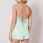 Top Blossom - Vert D'Eau - Homewear Et Loungewear - Simone Pérèle - The Bradery