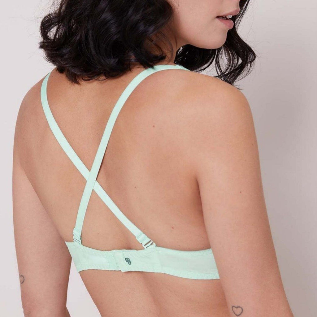 Soutien-Gorge Push-Up Blossom - Vert D'Eau - Lingerie - Simone Pérèle - The Bradery