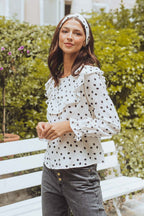 Blouse Anaïs Polka - Saaj Paris - The Bradery