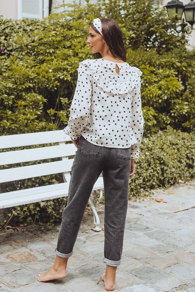Blouse Anaïs Polka - Saaj Paris - The Bradery