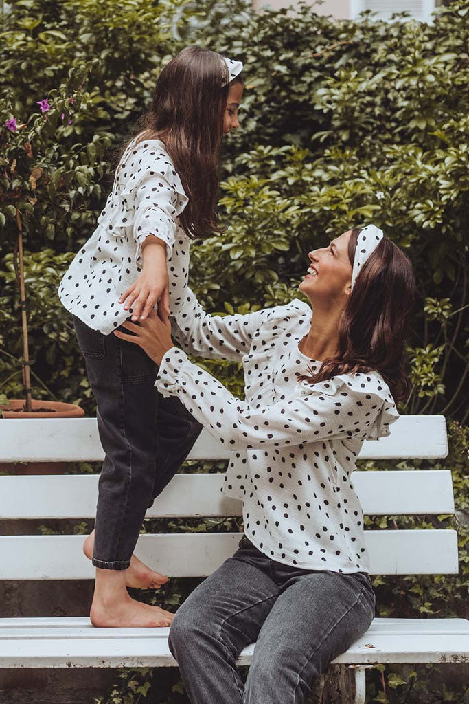 Blouse Anaïs Polka - Saaj Paris - The Bradery