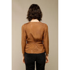 Blouse Anna - Cuivre / Jaquard - Rouje* - The Bradery