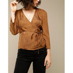 Blouse Anna - Cuivre / Jaquard - Rouje* - The Bradery