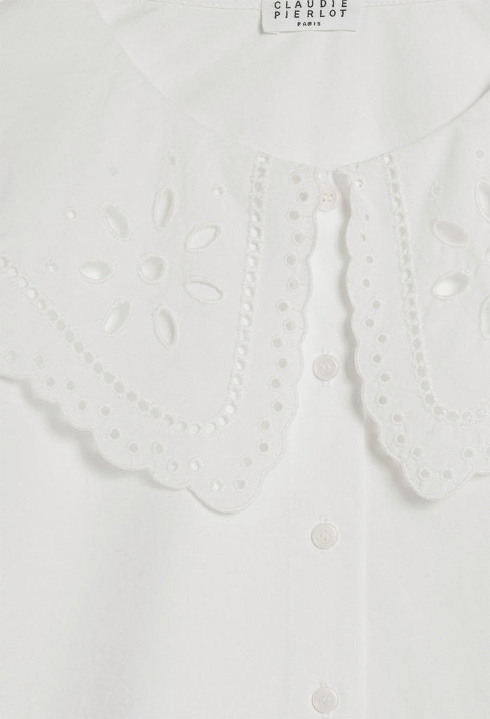 Blouse Baby Bis - Blanc - Claudie Pierlot - The Bradery