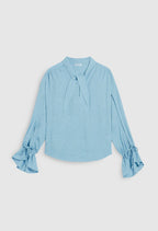 Blouse Balia - Bleu Ciel - Claudie Pierlot - The Bradery