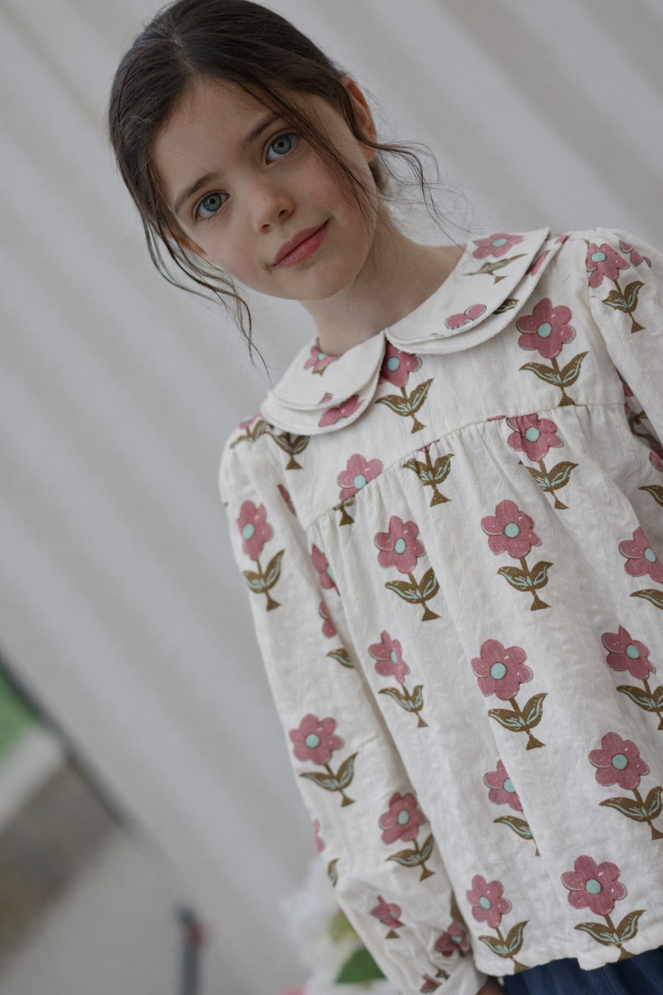 Blouse Barbara Maxi Flowers - Enfant Fille