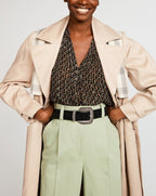 Blouse Barolo - Print Fonce - Claudie Pierlot - The Bradery