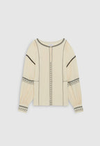 Blouse Base - Ivoire - Claudie Pierlot - The Bradery