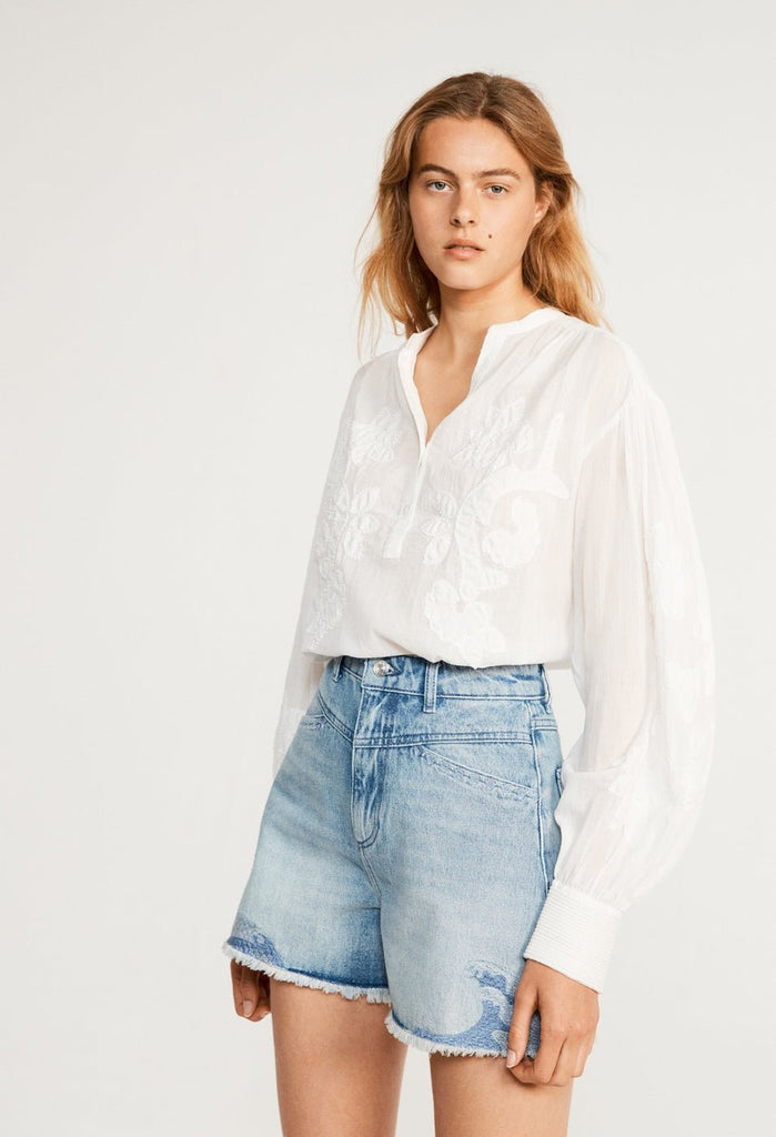 Blouse Bay - Ecru - Claudie Pierlot - The Bradery