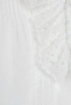 Blouse Birdy - Ecru - Claudie Pierlot - The Bradery
