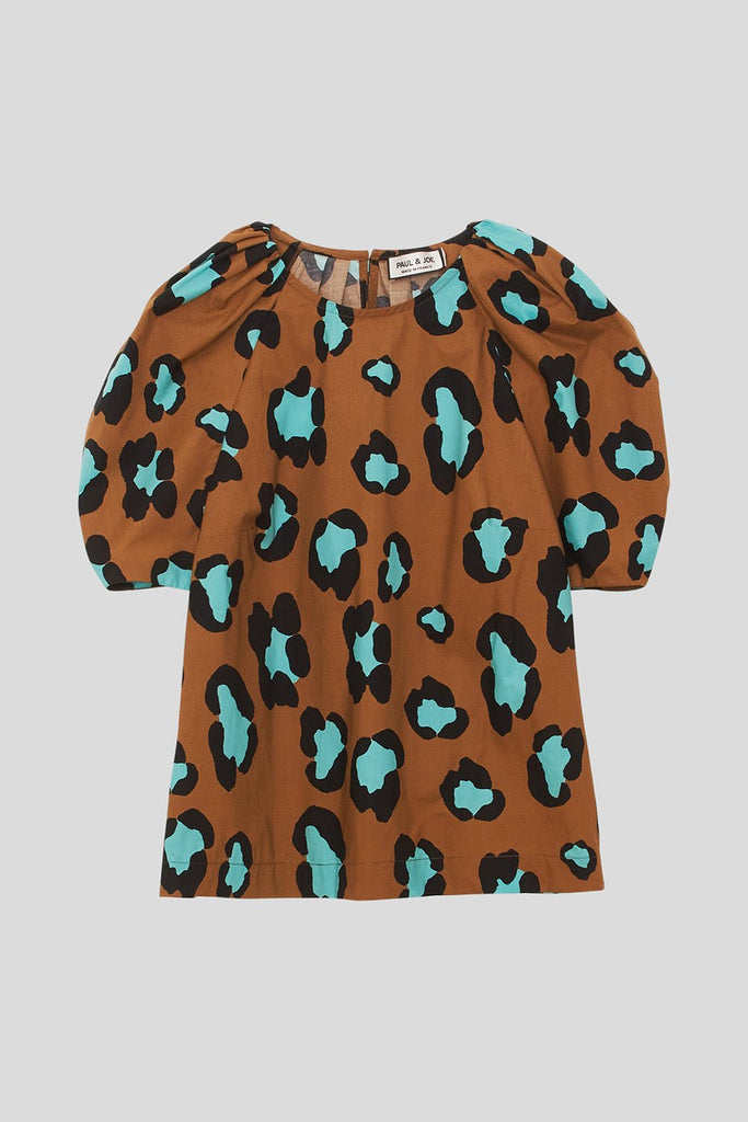 Blouse Courte Manches Ballons Imprimé Jungle - Paul & Joe - Paul & Joe* - The Bradery