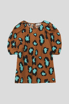 Blouse Courte Manches Ballons Imprimé Jungle - Paul & Joe - Paul & Joe* - The Bradery