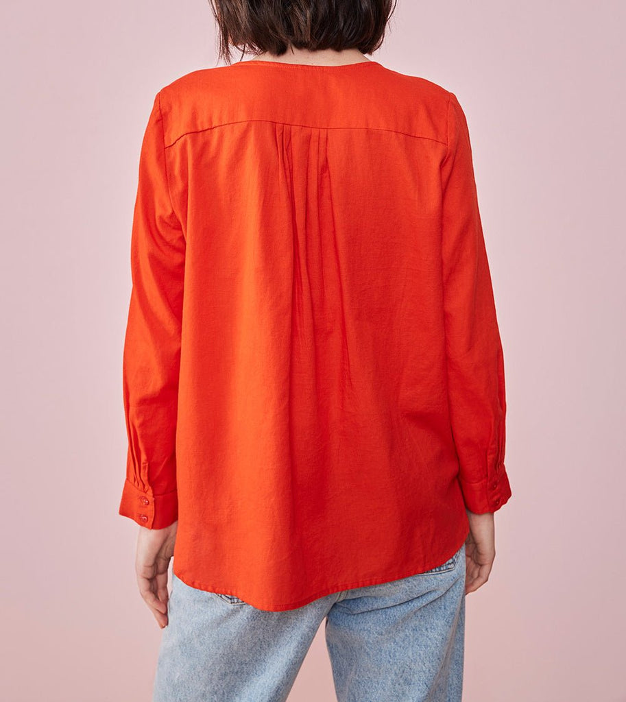 Blouse Elisabelle - Hibiscus - Des Petits Hauts - The Bradery