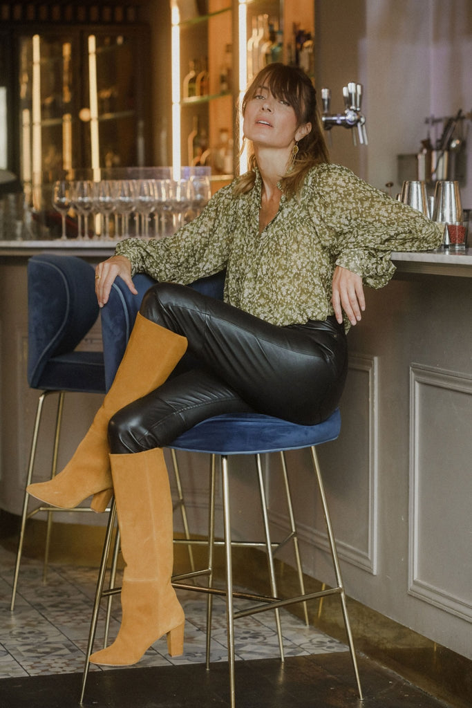 Blouse Enola - Fleurettes - Plume Paris - The Bradery