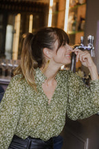 Blouse Enola - Fleurettes - Plume Paris - The Bradery