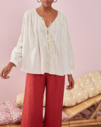 Blouse Evaline - Ecru - Des Petits Hauts - The Bradery