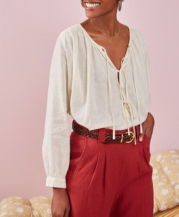 Blouse Evaline - Ecru - Des Petits Hauts - The Bradery