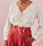 Blouse Evaline - Ecru - Des Petits Hauts - The Bradery