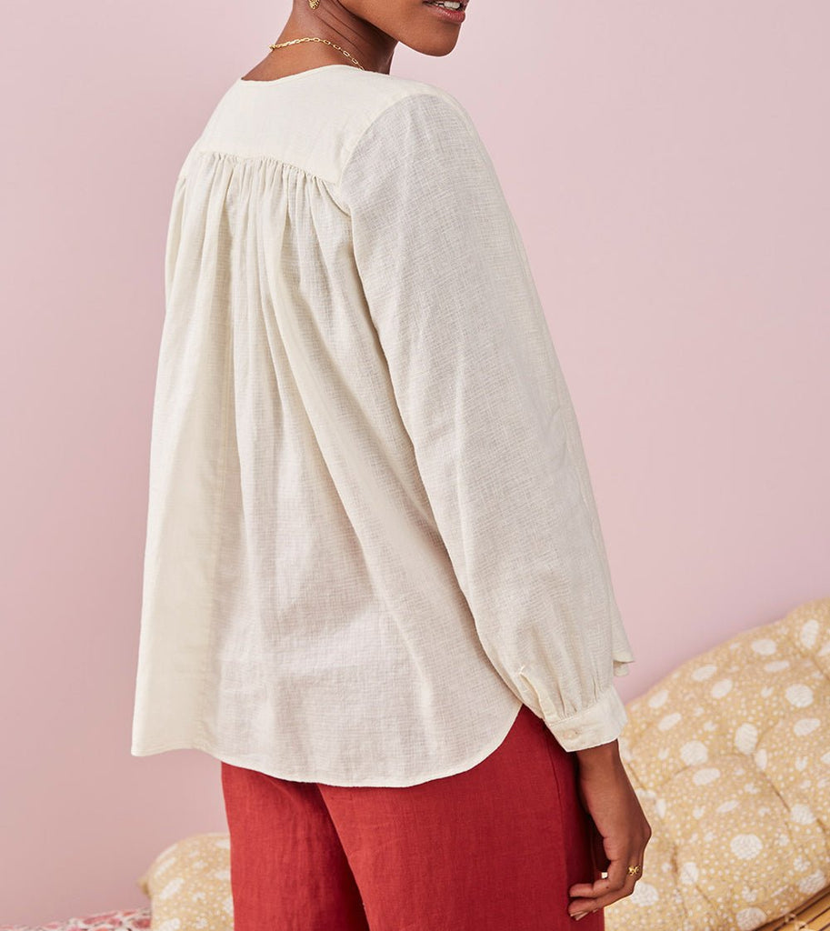 Blouse Evaline - Ecru - Des Petits Hauts - The Bradery
