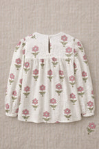 Blouse Barbara Maxi Flowers - Enfant Fille