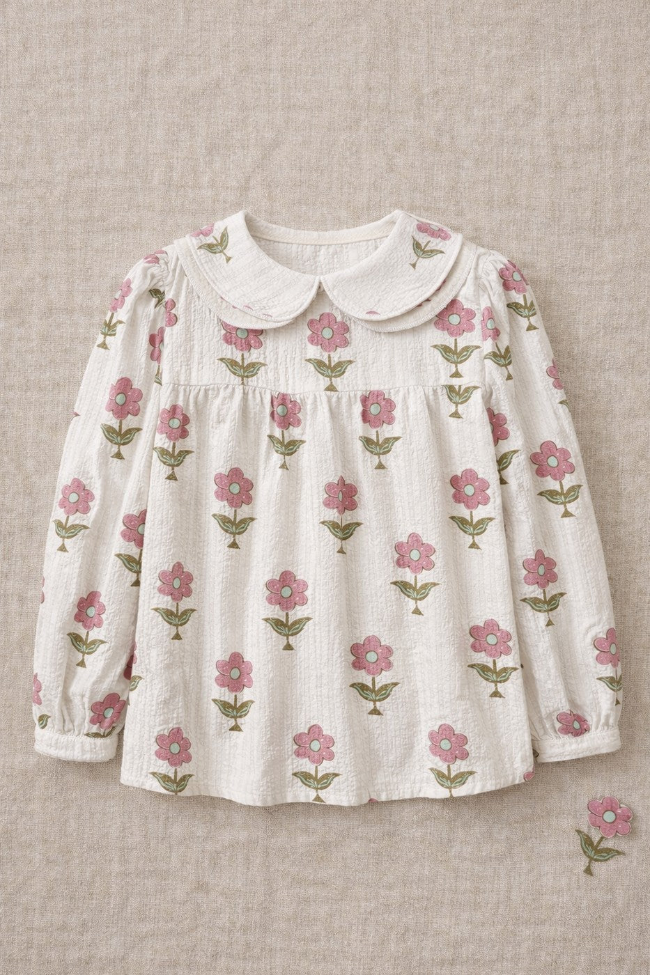 Blouse Barbara Maxi Flowers - Enfant Fille
